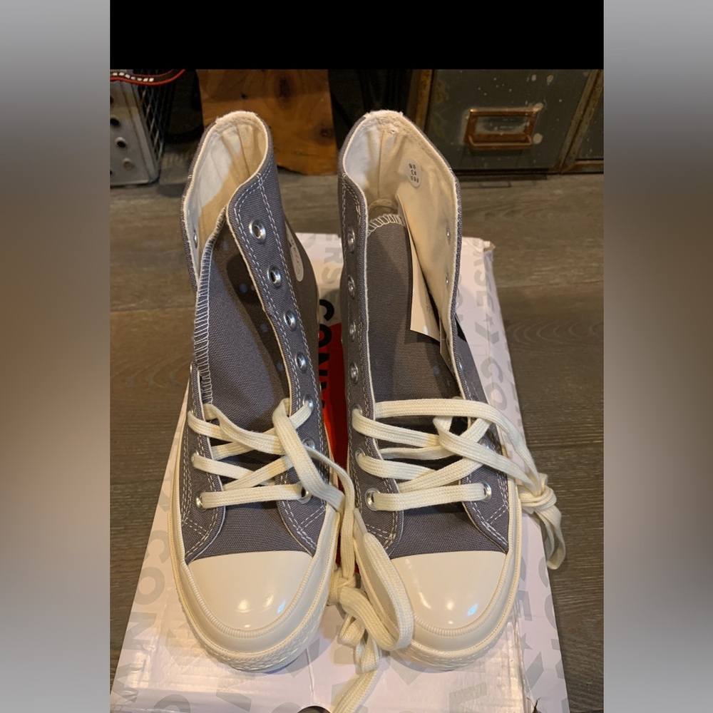 Comme de Garçon high tops, gray, size 6 women’s